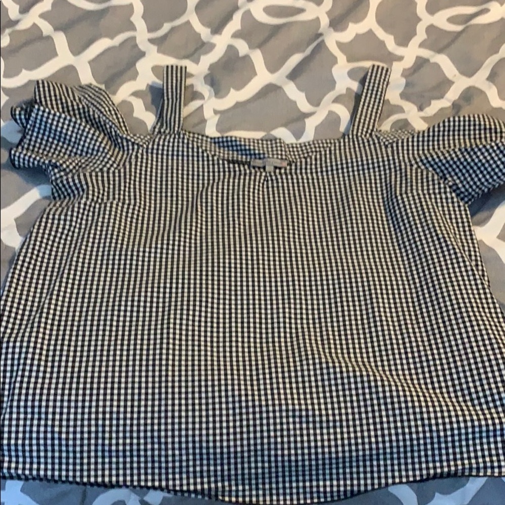 Beautiful Charlotte Russe Gingham Top 1X!